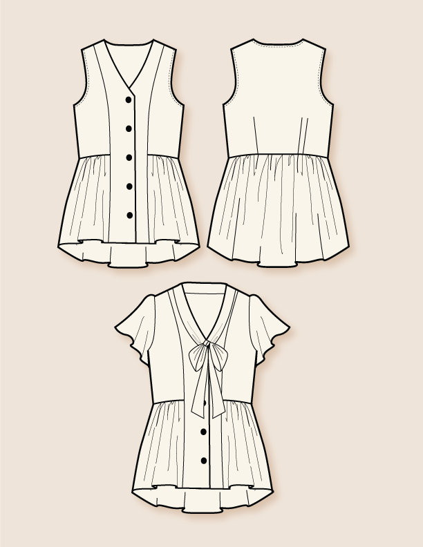 Gibson Blouse – SBCC Patterns